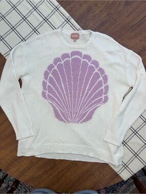 Show Me Your Mumu Lost at Sea Sweater Seashell Oversized Small